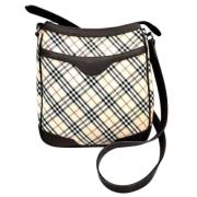 Pre-owned Nylon shoulder-bags Burberry Vintage , Beige , Dames