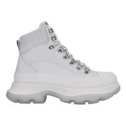 Hiker Lace Boot Karl Lagerfeld , White , Dames