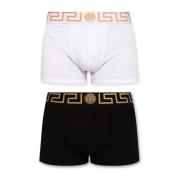 Boxers twee-pack met Medusa Versace , Black , Heren