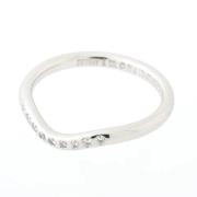 Pre-owned Platinum rings Tiffany & Co. Pre-owned , Gray , Dames