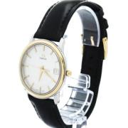 Pre-owned Stainless Steel watches Omega Vintage , White , Dames