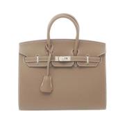 Pre-owned Leather handbags Hermès Vintage , Brown , Dames