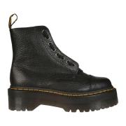 Veters Anfibio Nappa Ritslaarzen Dr. Martens , Black , Dames