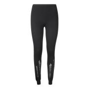 Elastische taille legging broek MM6 Maison Margiela , Black , Dames