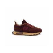 Bordeaux Space Race Sneakers Be Positive , Brown , Dames