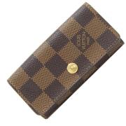 Pre-owned Fabric key-holders Louis Vuitton Vintage , Brown , Dames