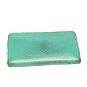 Pre-owned Leather wallets Louis Vuitton Vintage , Blue , Dames