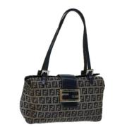 Pre-owned Canvas handbags Fendi Vintage , Blue , Dames