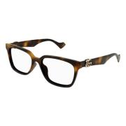 Klassieke Havana Brillenmonturen Gucci , Brown , Unisex