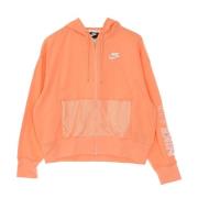 Zip Hoodie Sportswear Nike , Orange , Dames