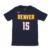 Denver Nuggets Icon Edition Tee Jokic Nike , Blue , Heren