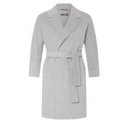 Gebonden wollen jas Max Mara , Gray , Dames