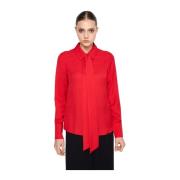 Rood Chinees Langarm Overhemd Silvian Heach , Red , Dames