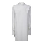 Shirt met opstaande kraag en knopen Dries Van Noten , White , Dames