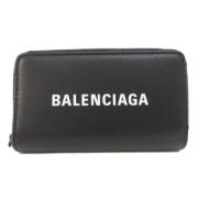 Pre-owned Leather wallets Balenciaga Vintage , Black , Dames