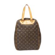 Pre-owned Canvas handbags Louis Vuitton Vintage , Brown , Dames