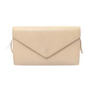 Pre-owned Leather wallets Balenciaga Vintage , Beige , Dames