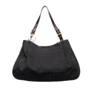 Pre-owned Canvas fendi-bags Fendi Vintage , Black , Dames