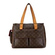 Pre-owned Canvas louis-vuitton-bags Louis Vuitton Vintage , Brown , Da...