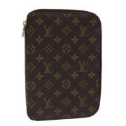 Pre-owned Canvas home-office Louis Vuitton Vintage , Brown , Dames