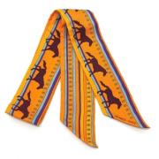 Pre-owned Fabric scarves Hermès Vintage , Orange , Dames