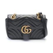 Pre-owned Leather gucci-bags Gucci Vintage , Black , Dames