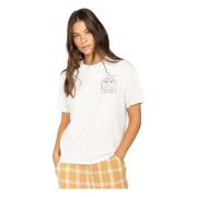 Always Looking T-shirt Billabong , White , Dames