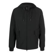 Zwarte Metroshell Hoodie C.p. Company , Black , Heren