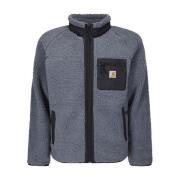 Contrast Fleece Sweatshirt met Borstzak Carhartt Wip , Gray , Heren