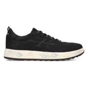 Stijlvolle herensneakers met logo Premiata , Black , Heren