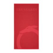 Unisex Ouroboro Strandhanddoek Trussardi , Red , Unisex