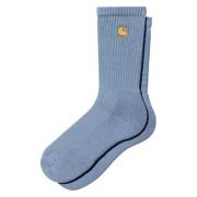 Chase Socks Blauw Goud Carhartt Wip , Blue , Heren