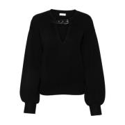 Zwarte Sweater Collectie Liu Jo , Black , Dames