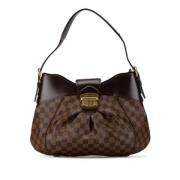 Pre-owned Canvas shoulder-bags Louis Vuitton Vintage , Brown , Dames