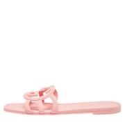 Pre-owned Rubber flats Gucci Vintage , Pink , Dames