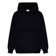 Kasjmier en Zijden Hoodie Laneus , Black , Heren