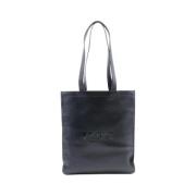 Pre-owned Leather totes Fendi Vintage , Black , Dames