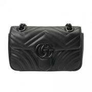 Pre-owned Leather gucci-bags Gucci Vintage , Black , Dames