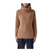 Stijlvolle Gebreide Top Max Mara , Brown , Dames