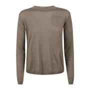 Stijlvolle Gebreide Top Max Mara , Brown , Dames