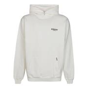 Base Logo Hoodie Stijlvol Comfortabel Represent , White , Heren