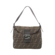 Pre-owned Leather fendi-bags Fendi Vintage , Brown , Dames