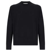 Kasjmier Crewneck Sweater Laneus , Black , Heren