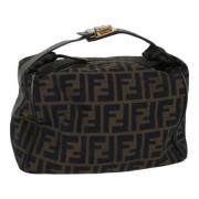 Pre-owned Canvas pouches Fendi Vintage , Brown , Dames