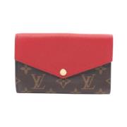 Pre-owned Coated canvas wallets Louis Vuitton Vintage , Brown , Dames