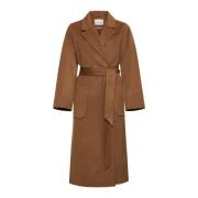 Elegante Midi Jurk IVY OAK , Brown , Dames