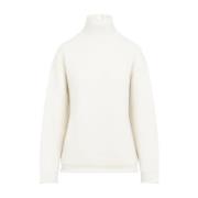 Witte Cashmere Sweater Aw24 Bottega Veneta , White , Dames