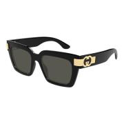 Cat Eye Zonnebril Gucci , Black , Dames