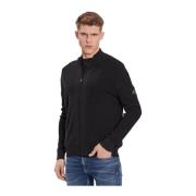 Zwarte Core Badge Sweater voor Mannen Calvin Klein Jeans , Black , Her...