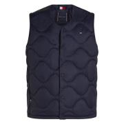 Gewatteerd Donsvest voor Mannen Tommy Hilfiger , Blue , Heren